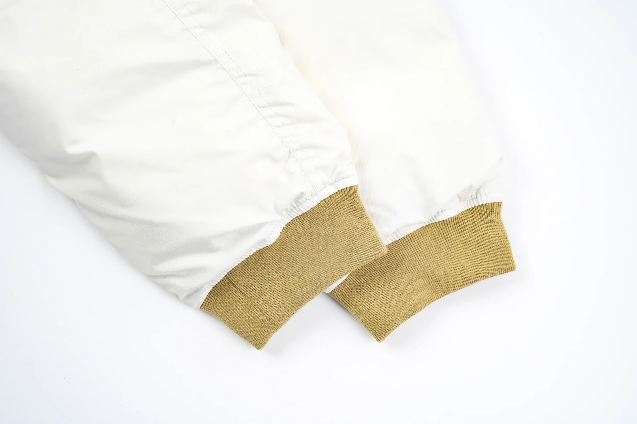 Ralph Lauren Off White Sherpa Collar Pony Embroidered Down Jacket product photo from LabelPicks
