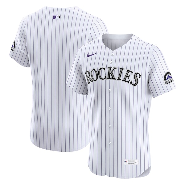 Colorado Rockies Nike Home Elite Jersey - White