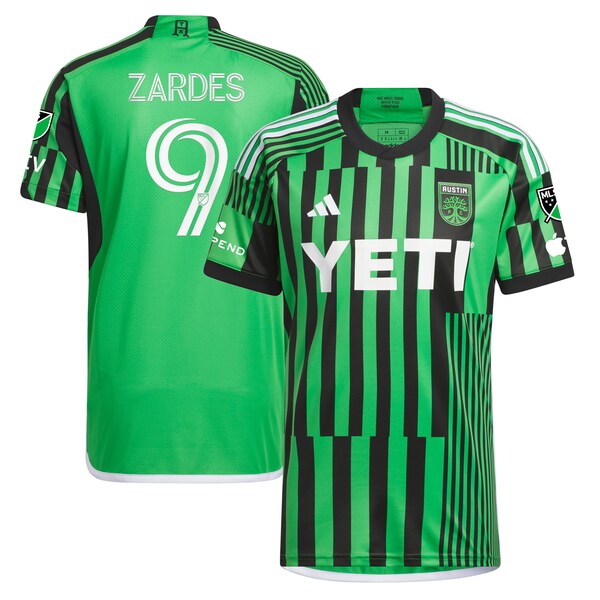 Gyasi Zardes Austin FC adidas 2024 Las Voces Kit Authentic Jersey - Green
