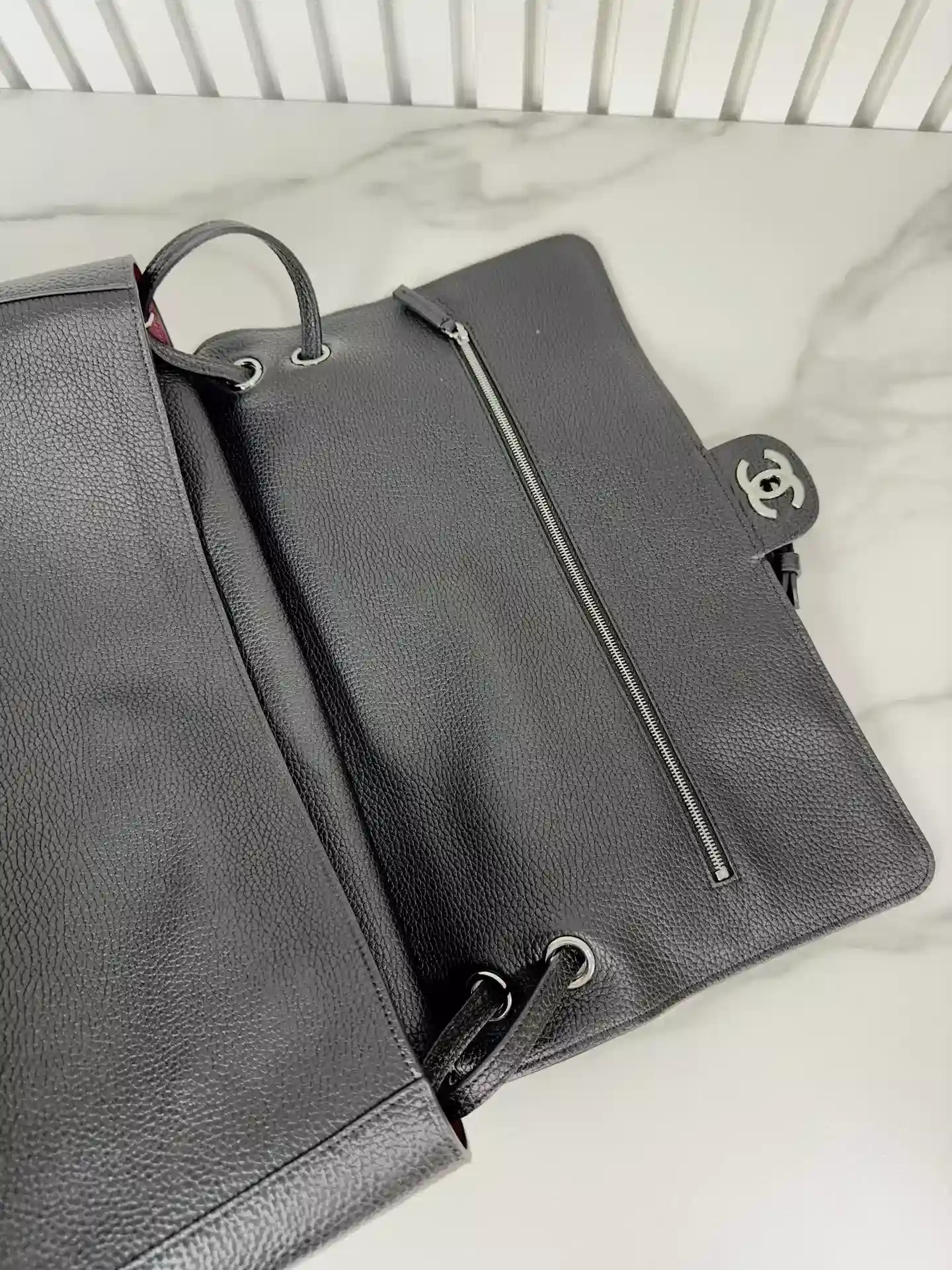 Chanel Grained Leather Classic Flap Crossbody Bag product photo from LabelPicks