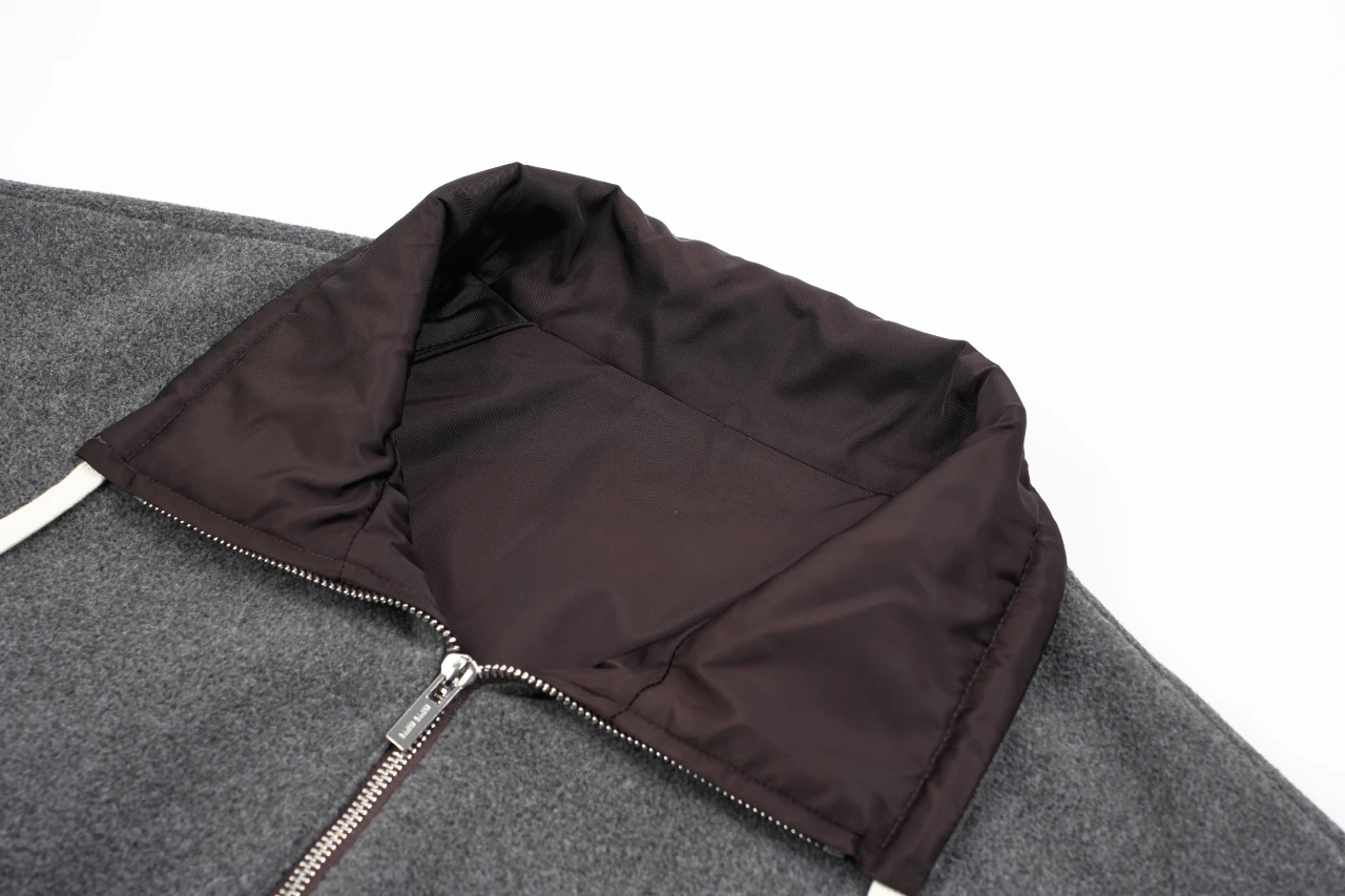 Miu Miu Dark Grey Reversible Fleece Bomber Jacket product photo from LabelPicks