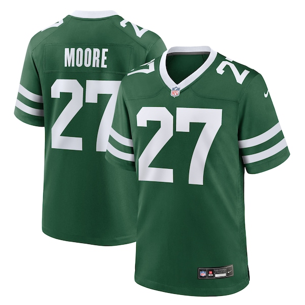 Malachi Moore New York Jets Nike Team Game Jersey - Legacy Green