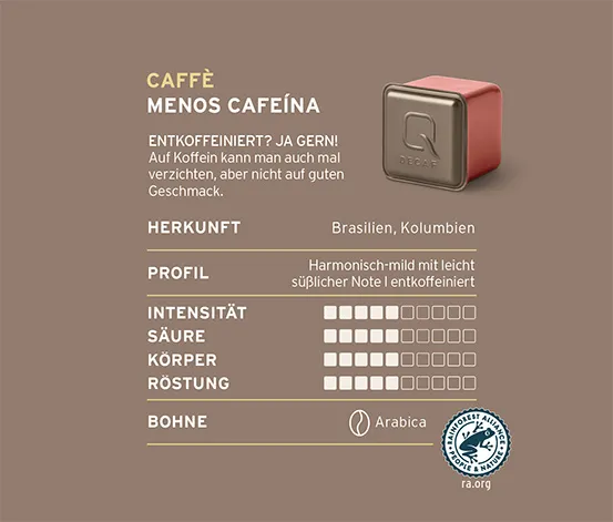 ENTKOFFEINIERT? JA GERN!