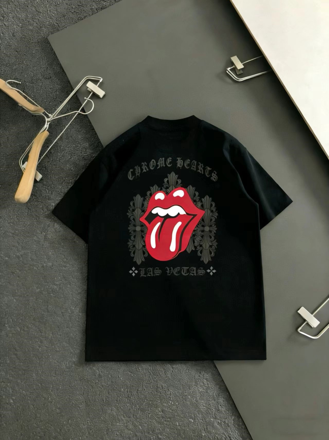 0512 Classic letter prints t-shirt