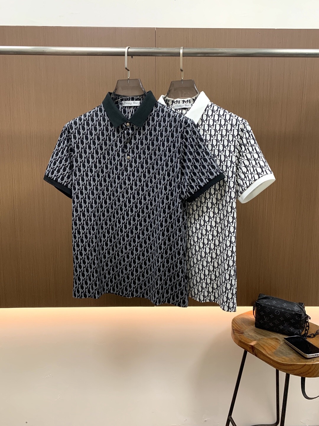 0529 Classic letter prints polo shirt