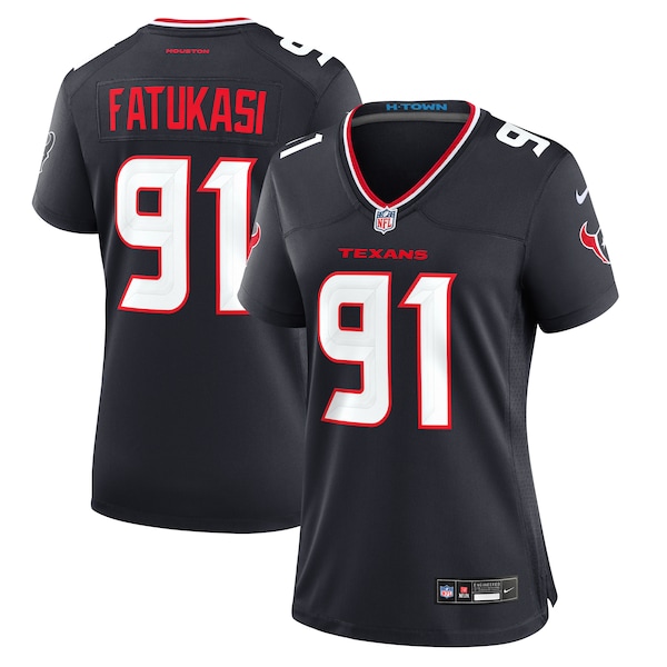 Folorunso Fatukasi Houston Texans Nike Women's Team Game Jersey -  Navy