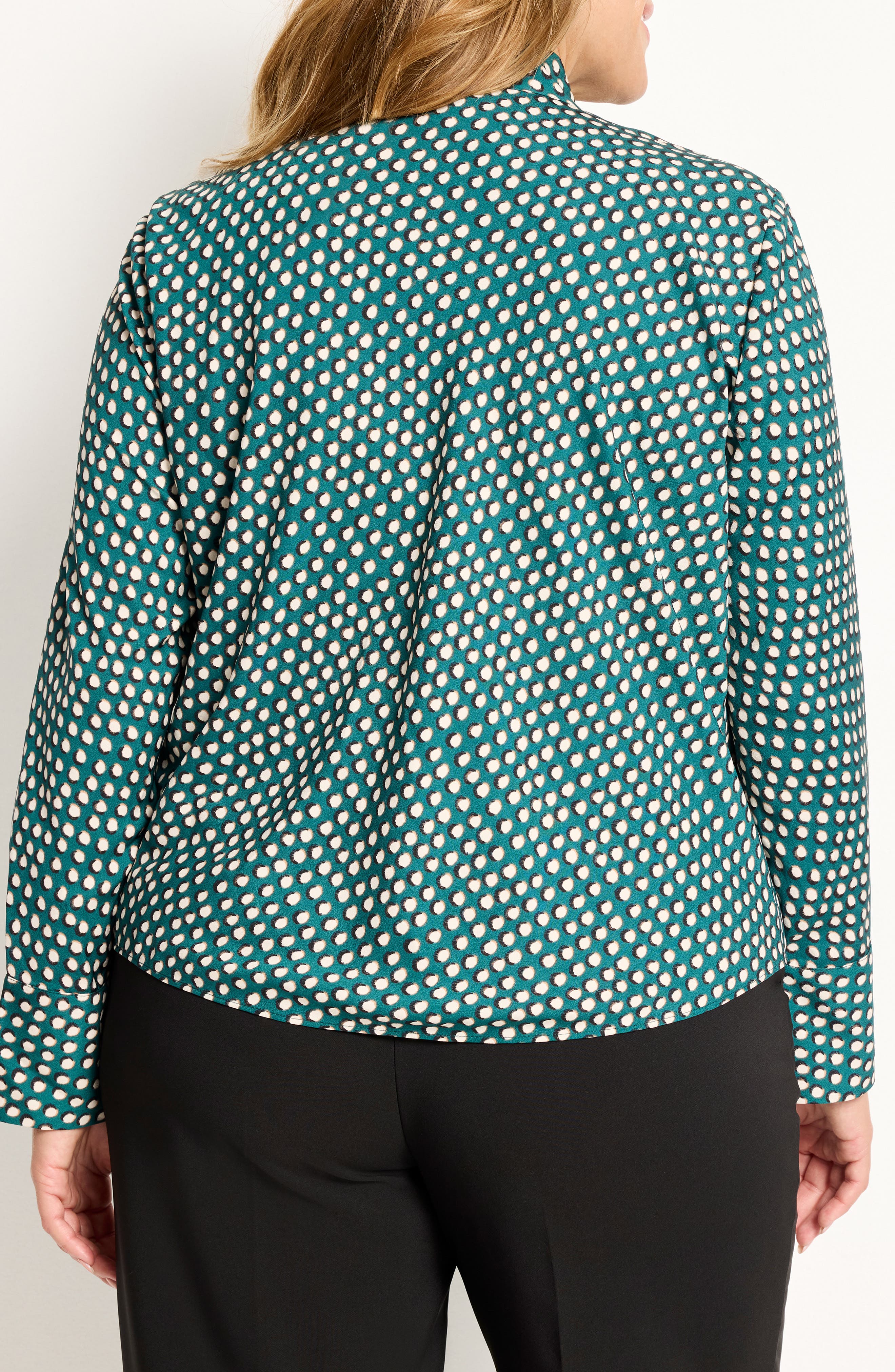 NIC+ZOE Shadow Dot Long Sleeve Top