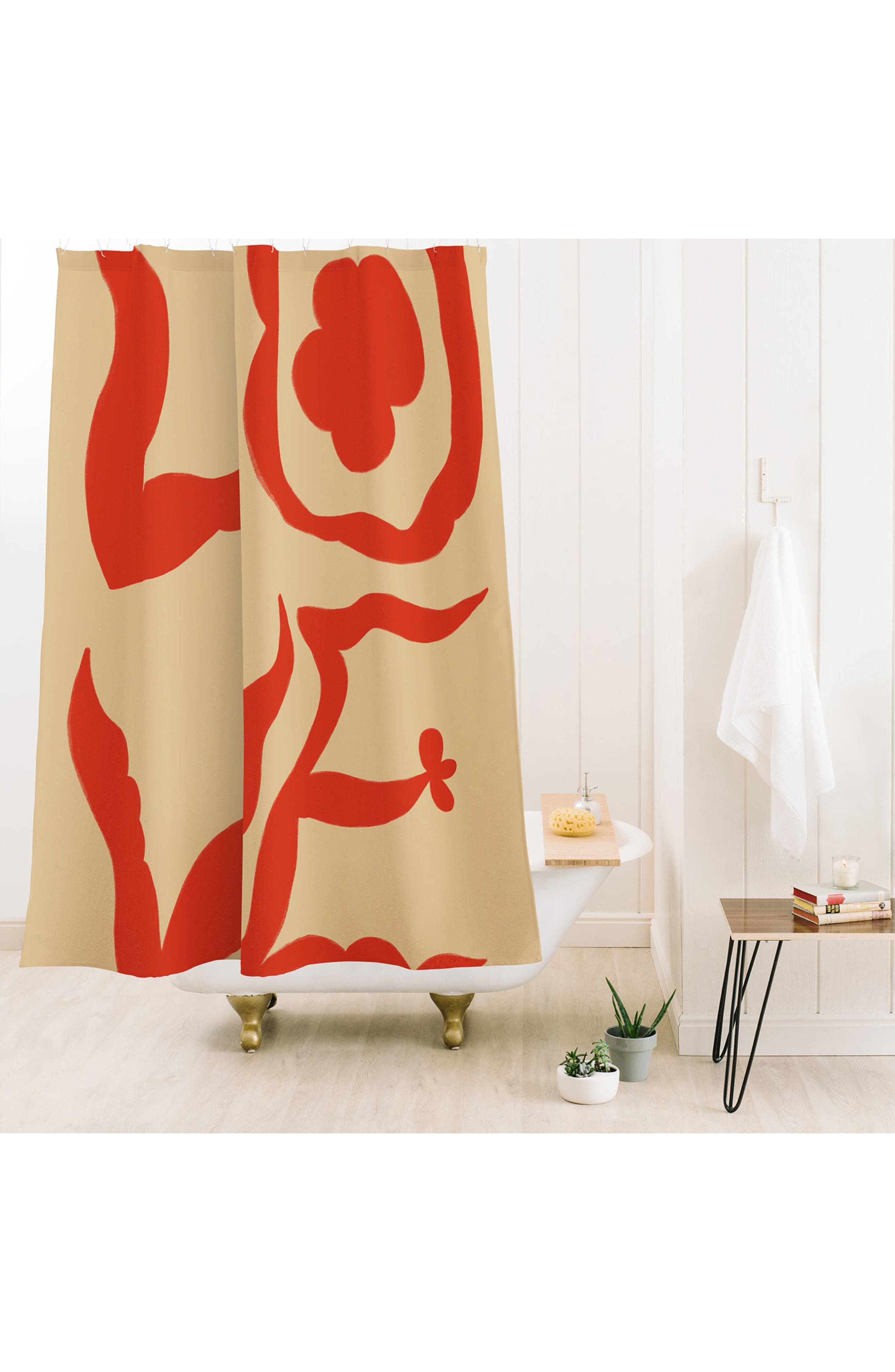 Deny Designs Love Statement Shower Curtain