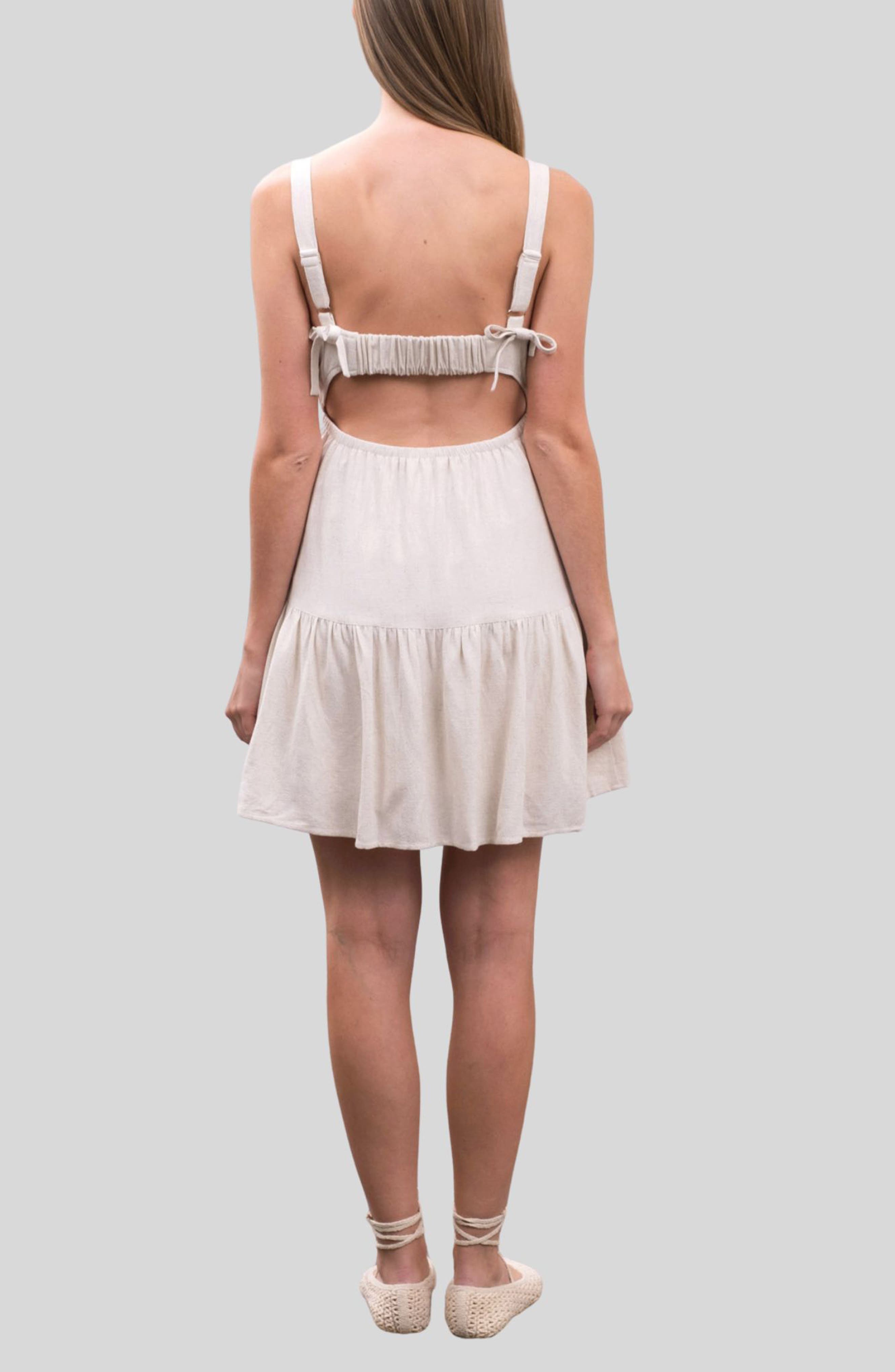 MOON RIVER Sleeveless Minidress