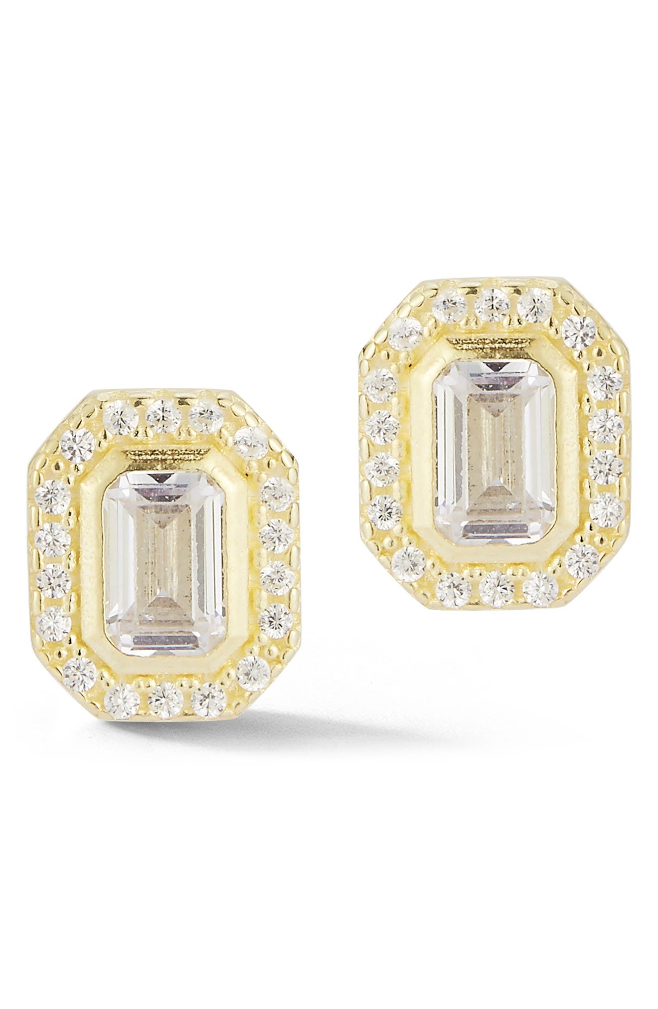 GLAZE JEWELRY Cubic Zirconia Cluster Stud Earrings