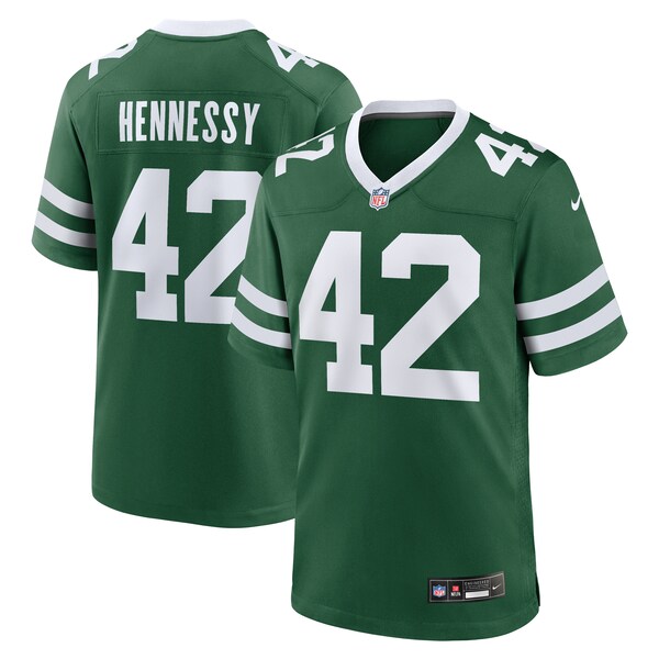 Thomas Hennessy New York Jets Nike Team Game Jersey - Legacy Green