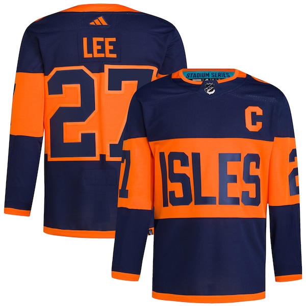 Anders Lee New York Islanders adidas 2024 NHL Stadium Series Primegreen Authentic Player Jersey – Navy