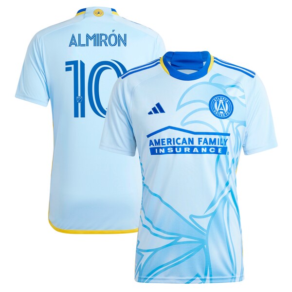 Miguel Almiron Atlanta United FC adidas 2024 The Resurgens Kit Replica Player Jersey - Light Blue