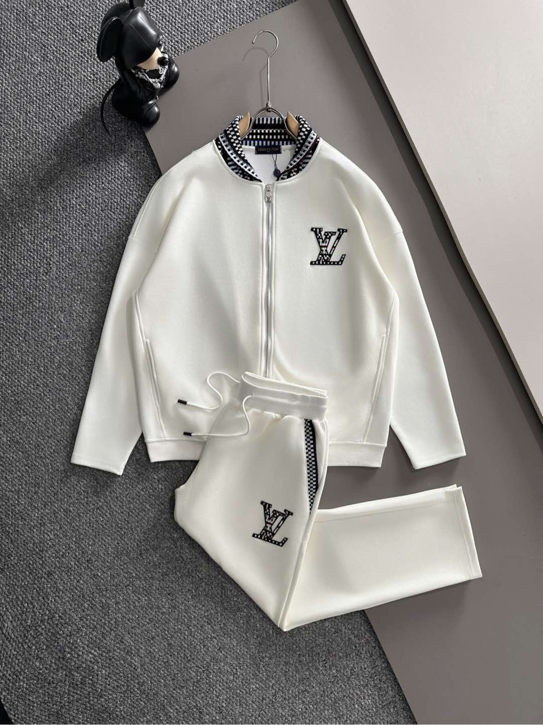0916 High quality image full print two-tone jacket set
