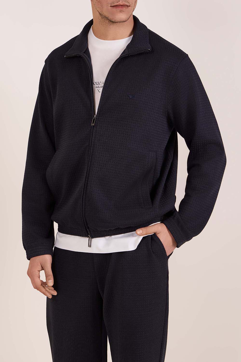 EMPORIO ARMANI סווטשירט ופל