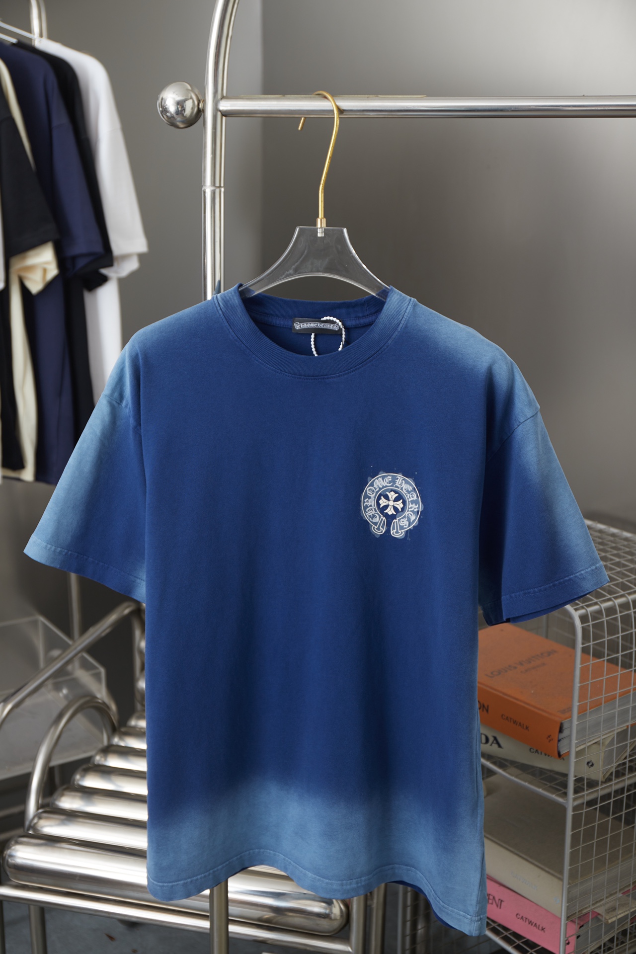 Three-dimensional Silicone Print Round Neck T-Shirt