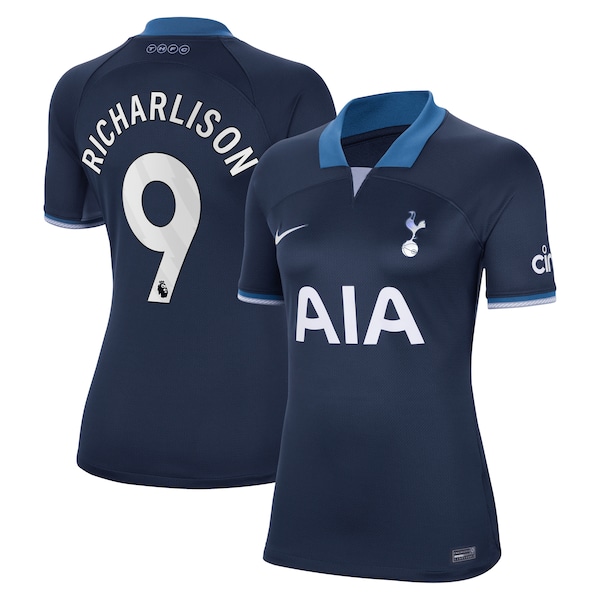 Richarlison Tottenham Hotspur Nike Women's 2023/24 Away Stadium Replica Player Jersey - Navy/Tan/White