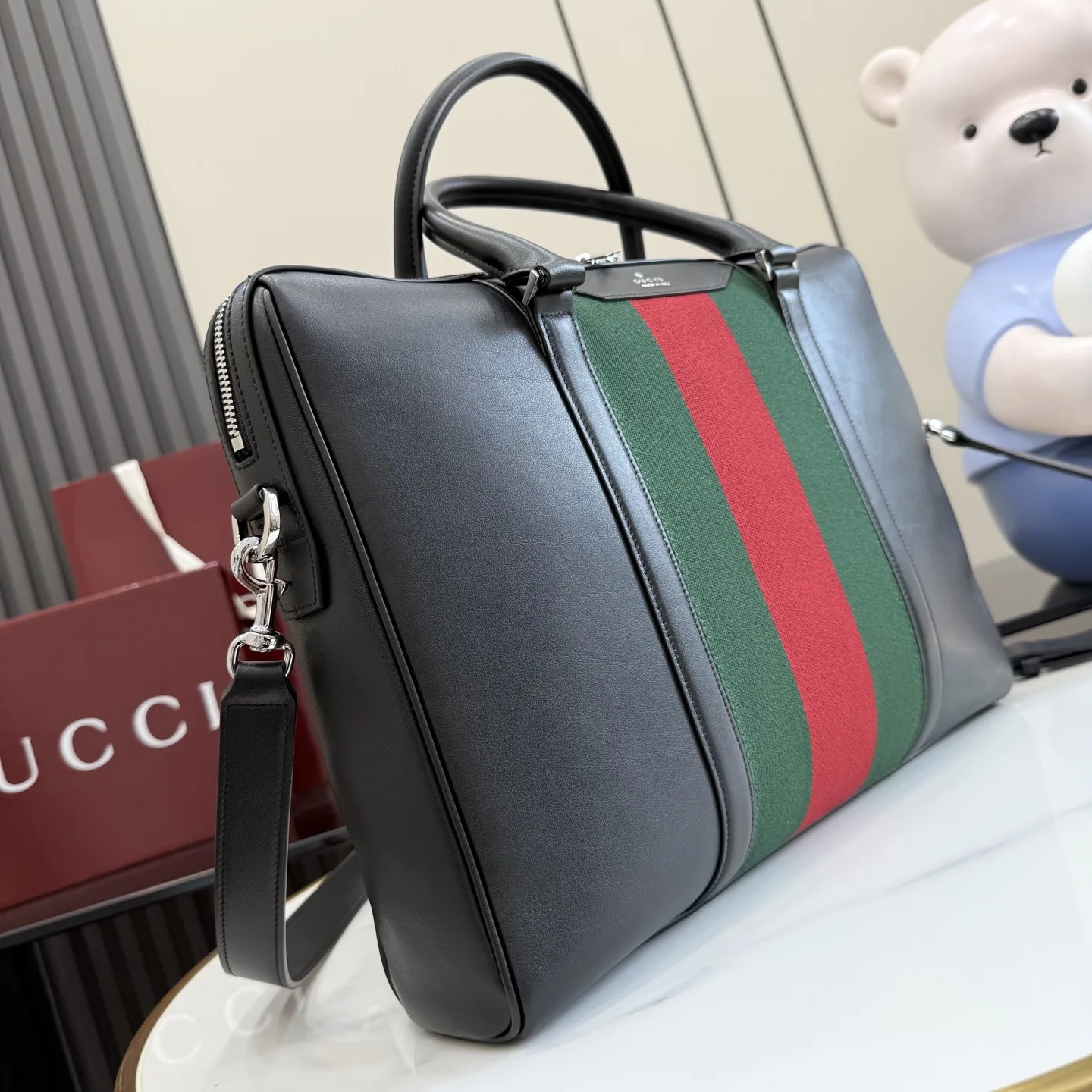 Gucci Black Generation Calfskin Top Handle Bag product photo from LabelPicks