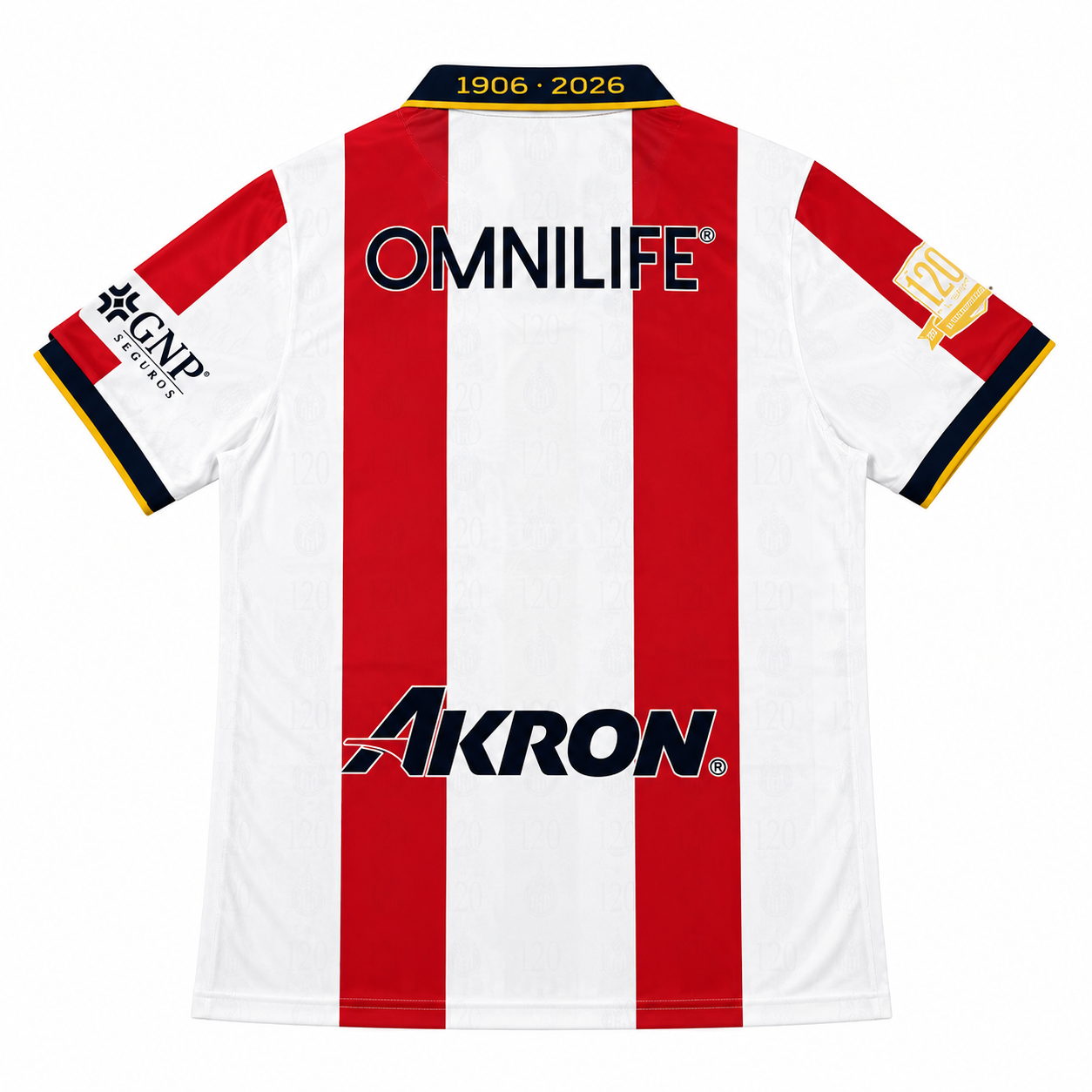 chivas de guadalajara shirt special version 26/27 red 120 anniversary version