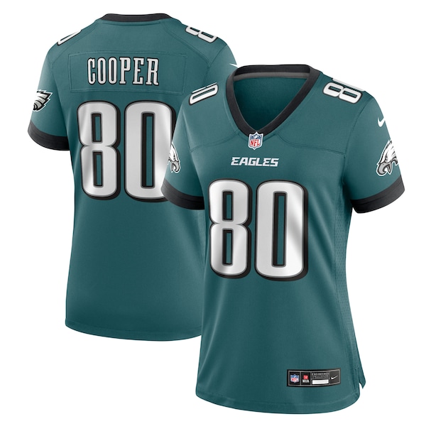 Darius Cooper Philadelphia Eagles Nike Women's Team Game Jersey - Midnight Green