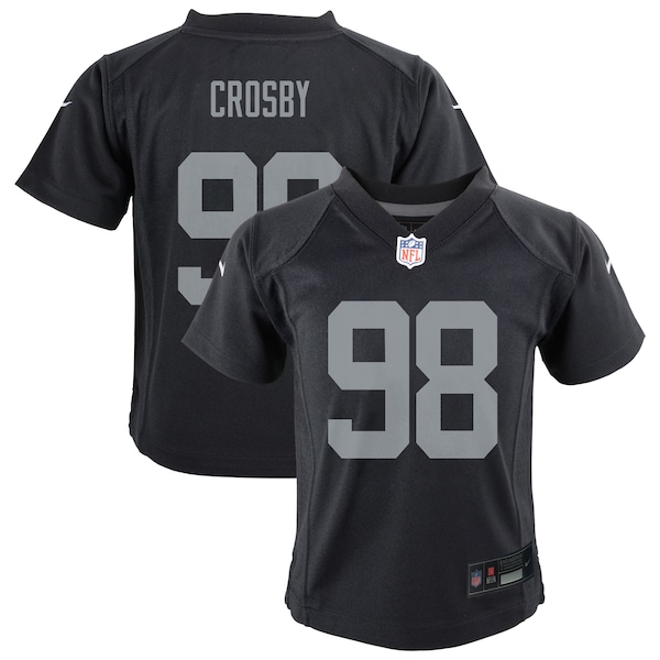 Maxx Crosby Las Vegas Raiders Nike Toddler Game Jersey - Black