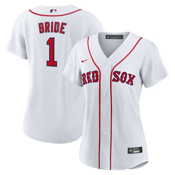 Boston Red Sox Nike Women's #1 Bride Home Replica Jersey - White
