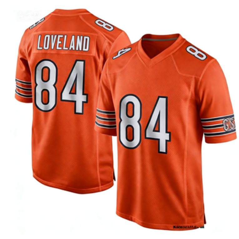Colston Loveland Chicago Bears Nike Game Jersey - Orange