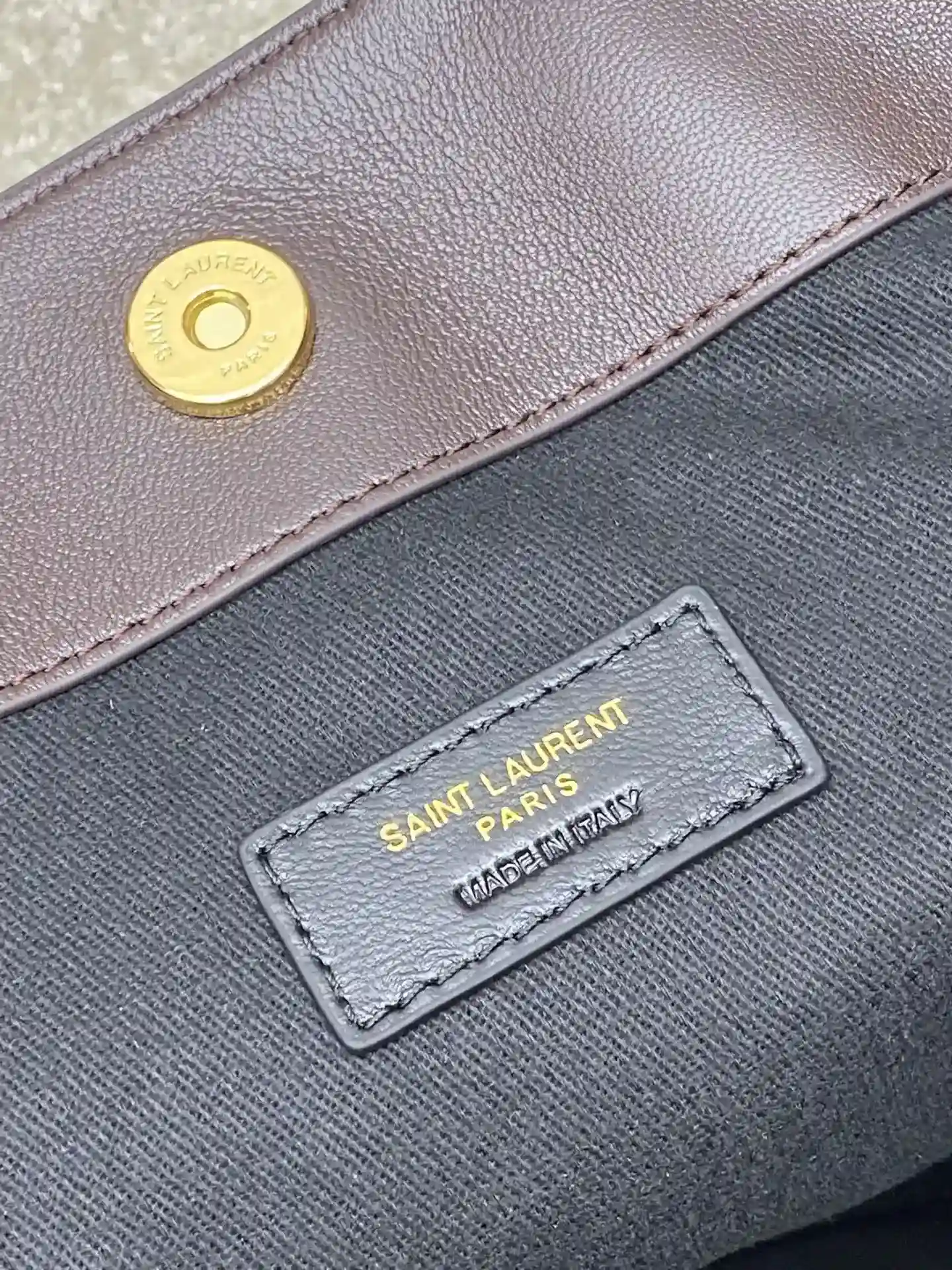 Saint Laurent Jamie Brown Lambskin Bucket Bag product photo from LabelPicks