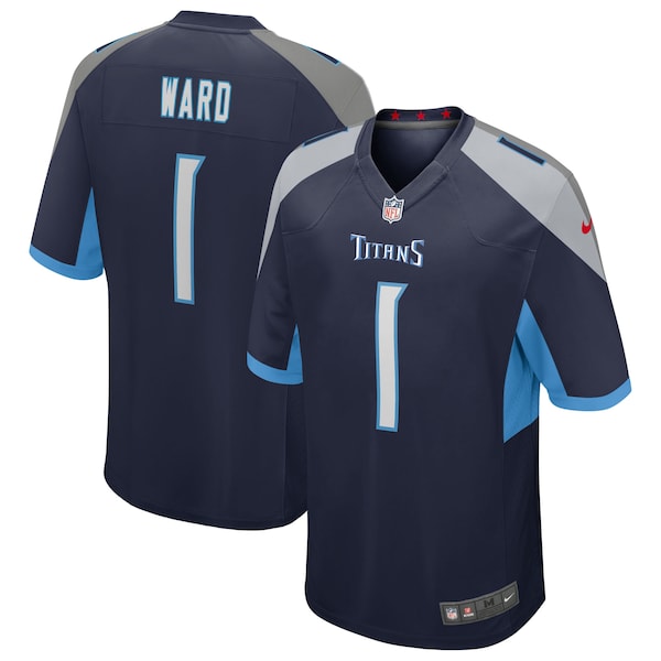 Cameron Ward Tennessee Titans Nike 2025 NFL Draft First Round Pick  Alternate Game Jersey - Navy/White/Light Blue