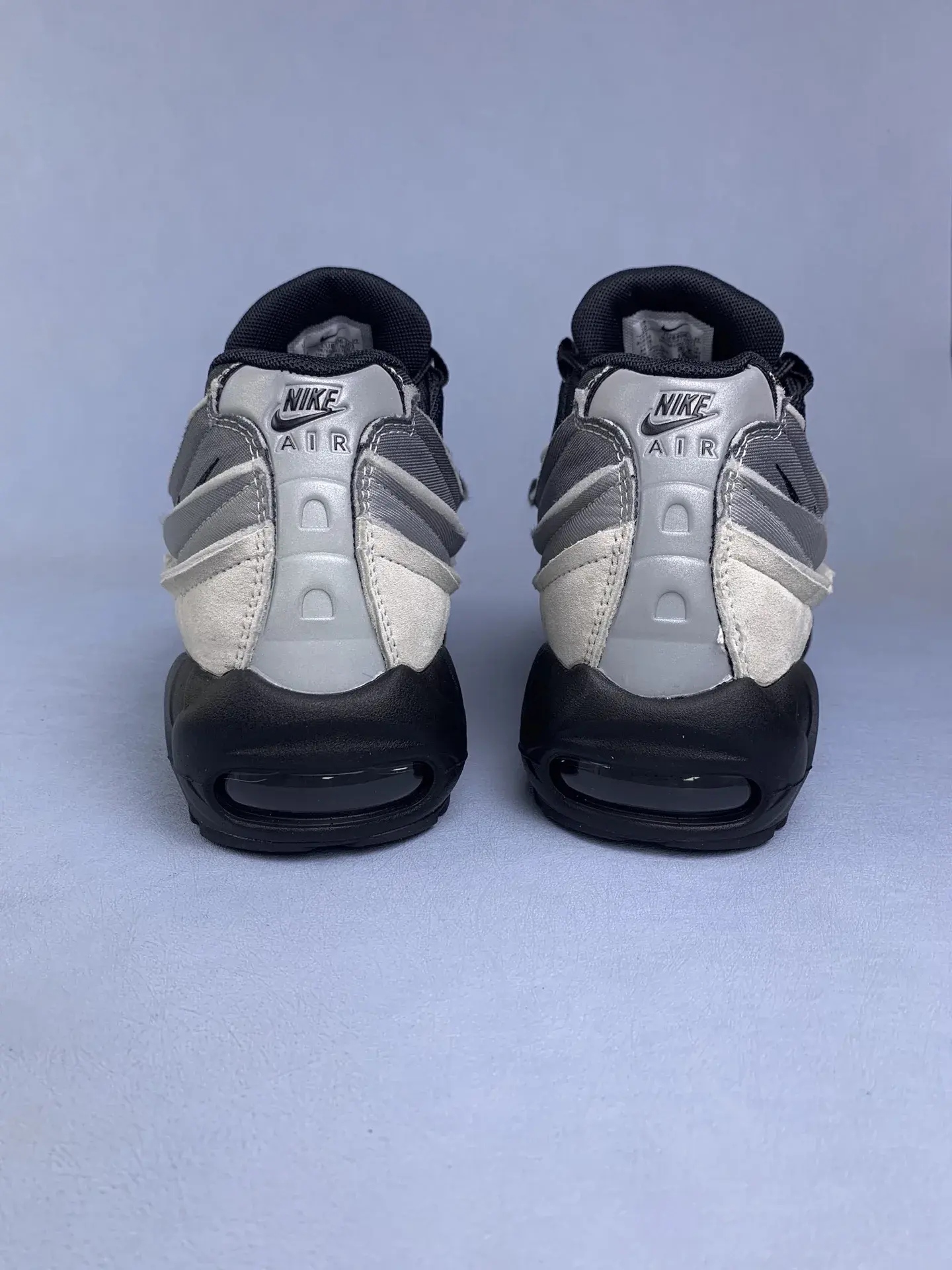 Comme des Garçons x Nike Air Max 95 “Grey” - White/Dark Charcoal/Light Graphite/Black product photo from LabelPicks