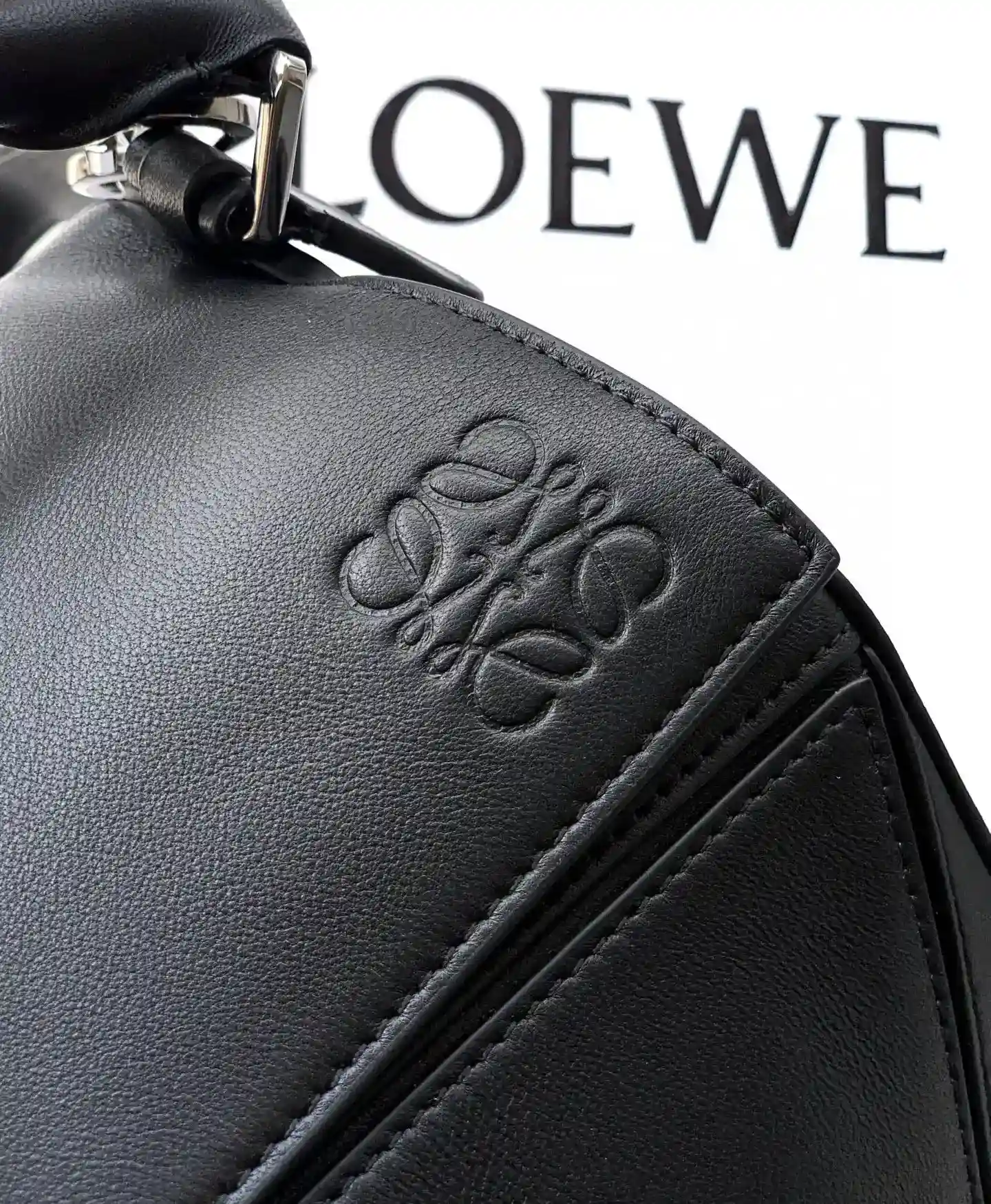 Loewe Puzzle Black Lambskin Crossbody Bag product photo from LabelPicks