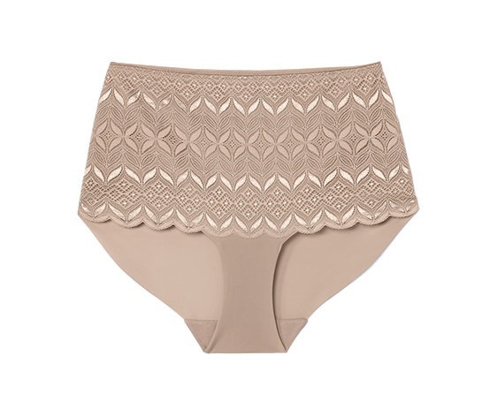 Highwaist-Panty, beige