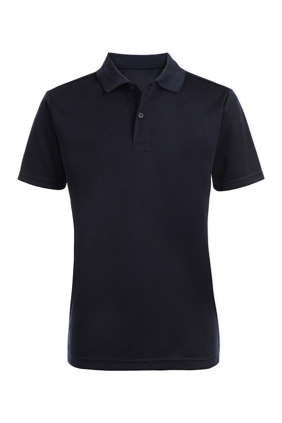 Nautica Short Sleeve Performance Polo Uniform Shirt