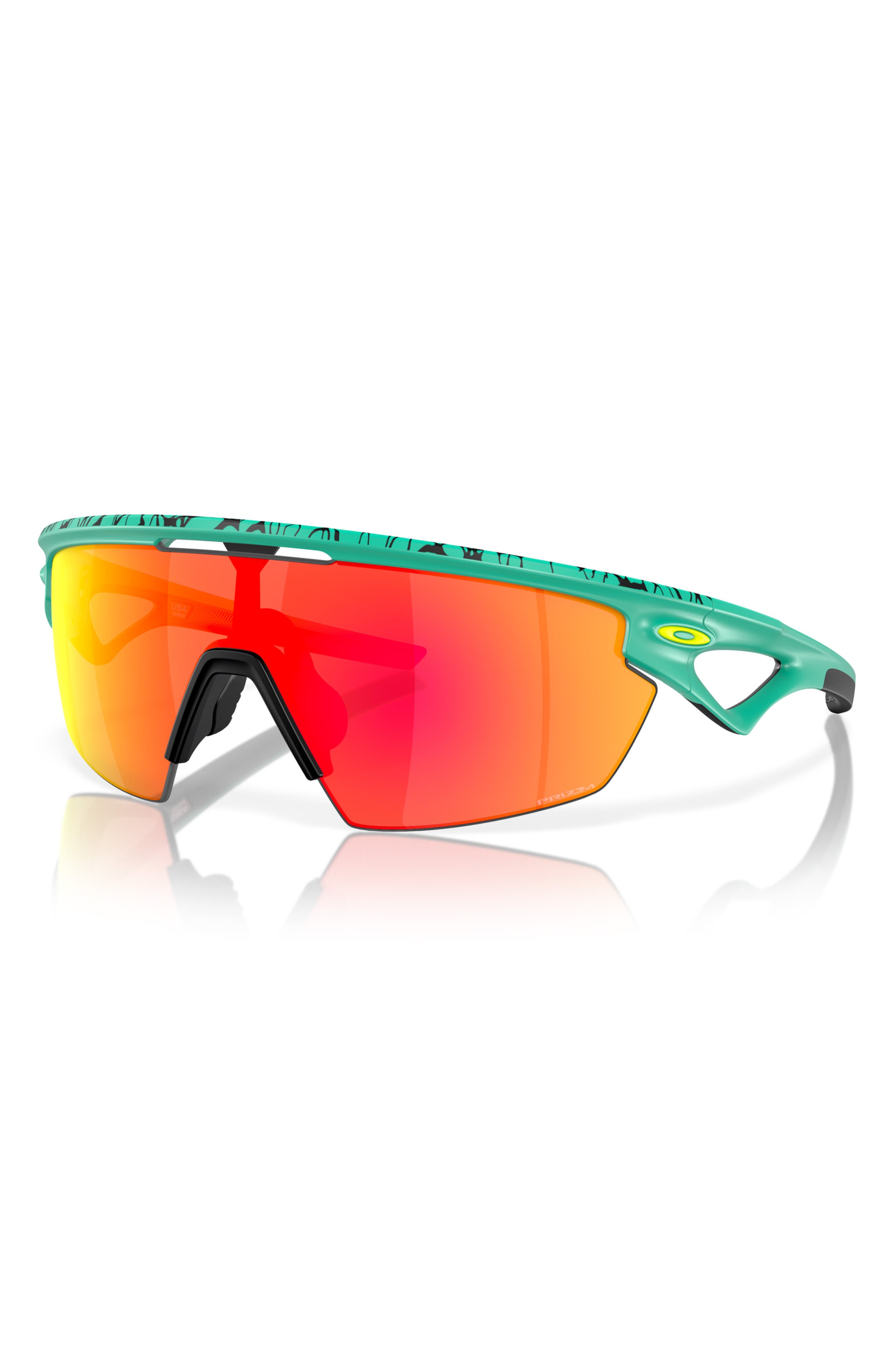 Oakley 36mm Rectangle Wrap Sunglasses