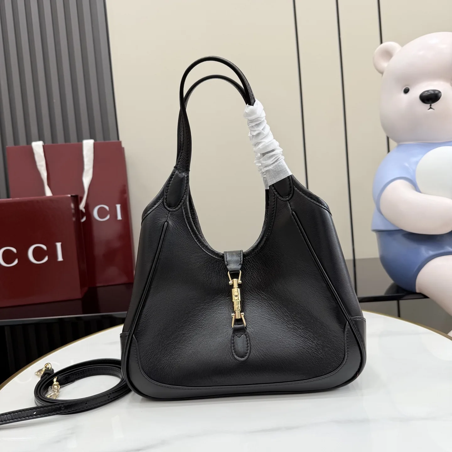 Gucci Black Quilted Leather Tote Bag product photo from LabelPicks
