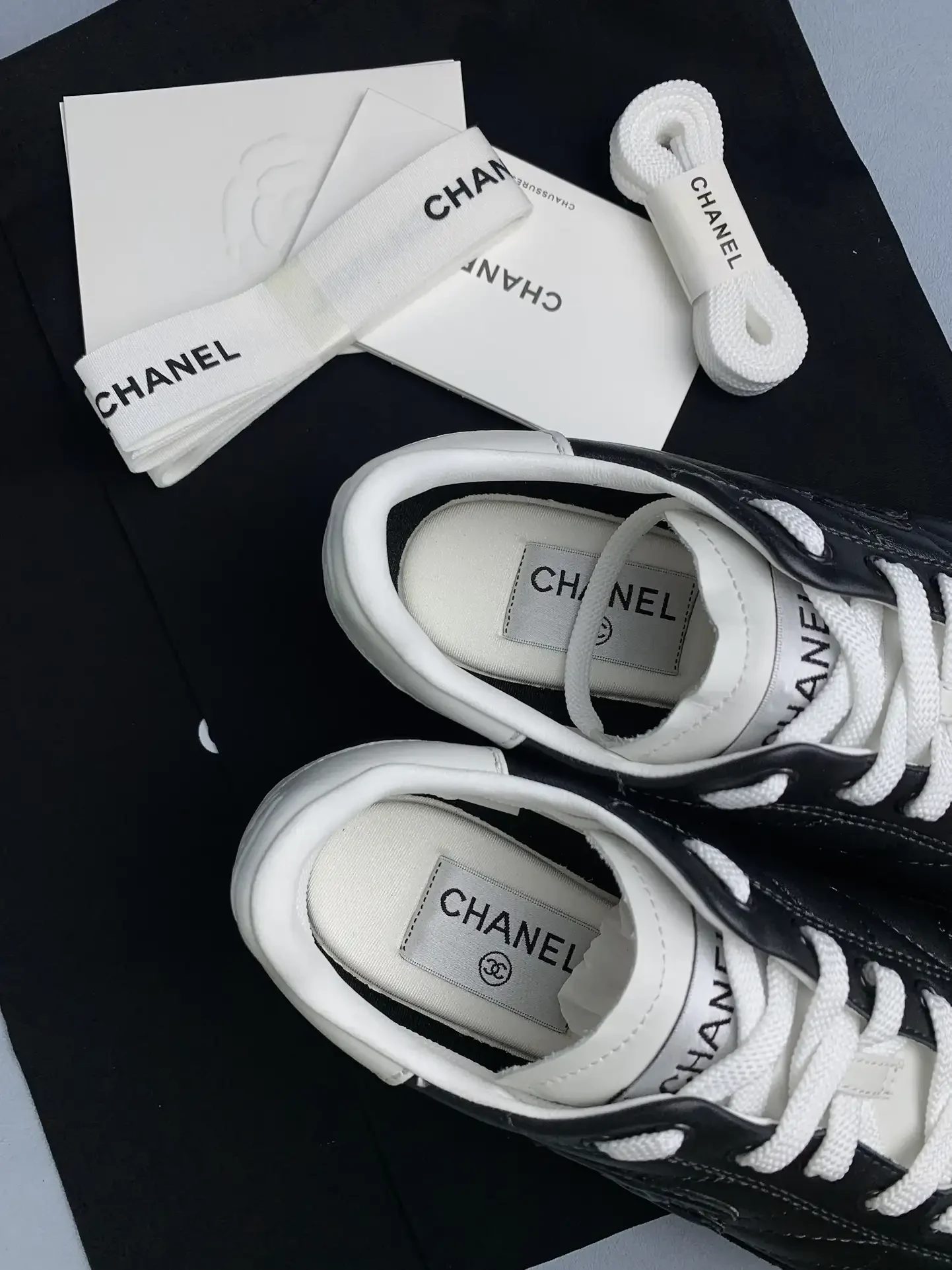 CHANEL Sneakers Printed Lambskin & Grosgrain product photo from LabelPicks