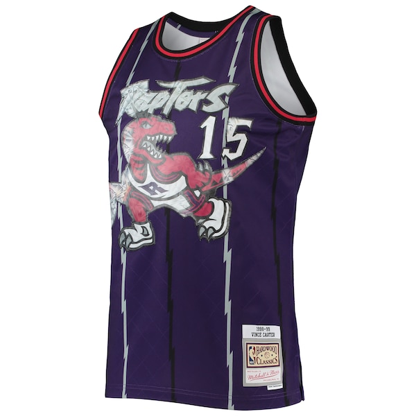 Vince Carter Toronto Raptors 1998/99 Hardwood Classics NBA 75th Anniversary Diamond Swingman Jersey - Purple