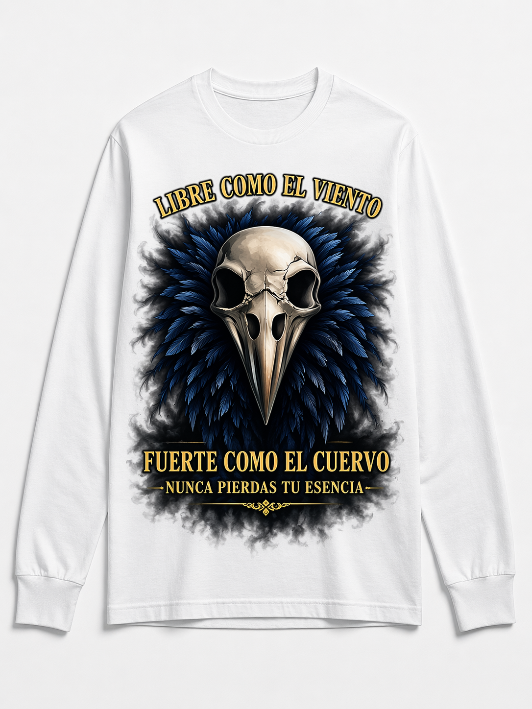 Remera Calavera de Cuervo – Soy Libre