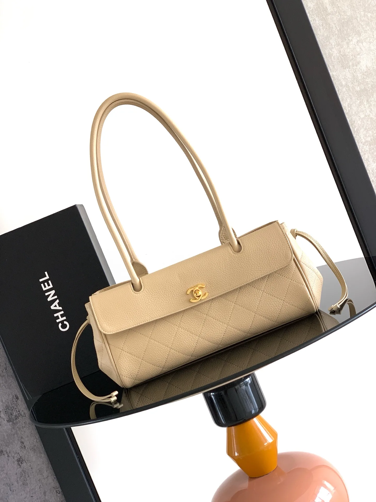 Chanel Quilted Leather Top Handle Bag product photo from LabelPicks