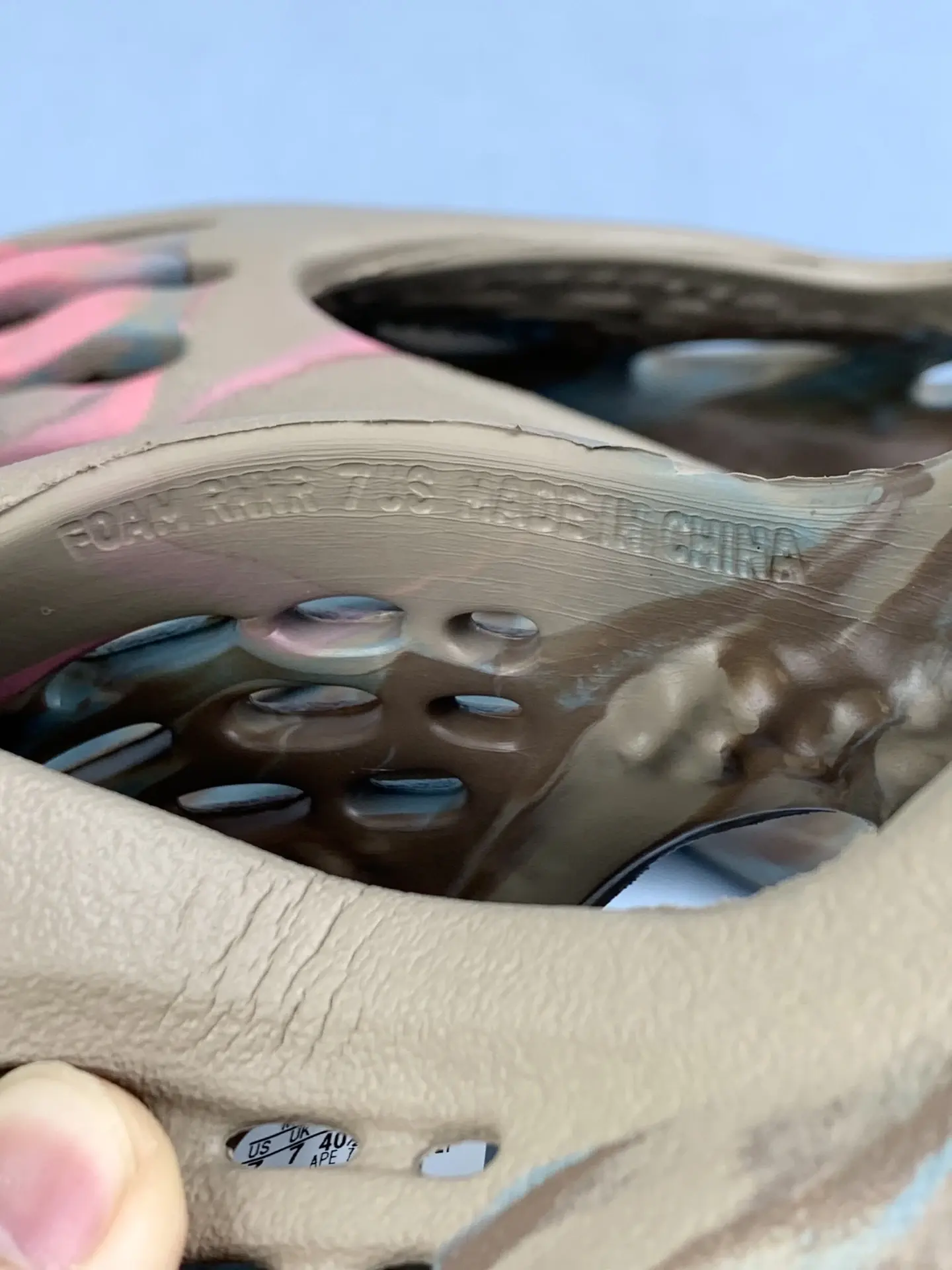 adidas Yeezy Foam Runner MX Sand Grey Shoes product photo from LabelPicks