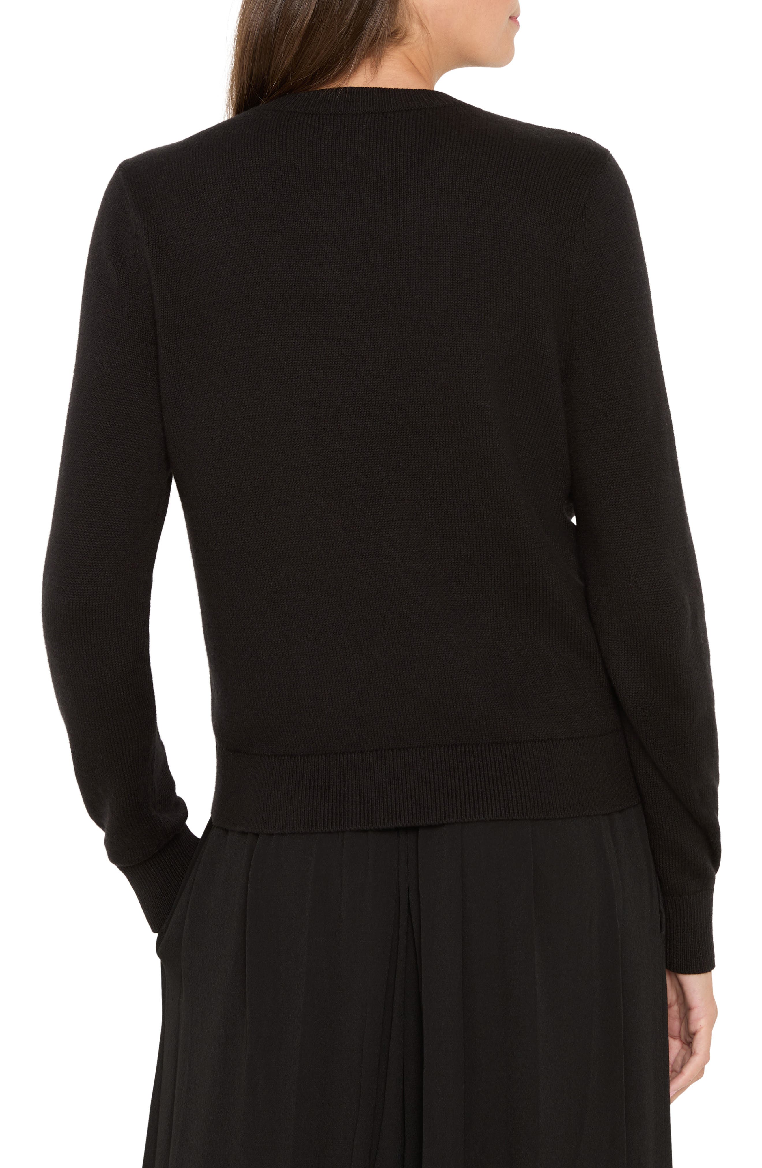 NIC+ZOE Mixed Media Ruffle Cardigan