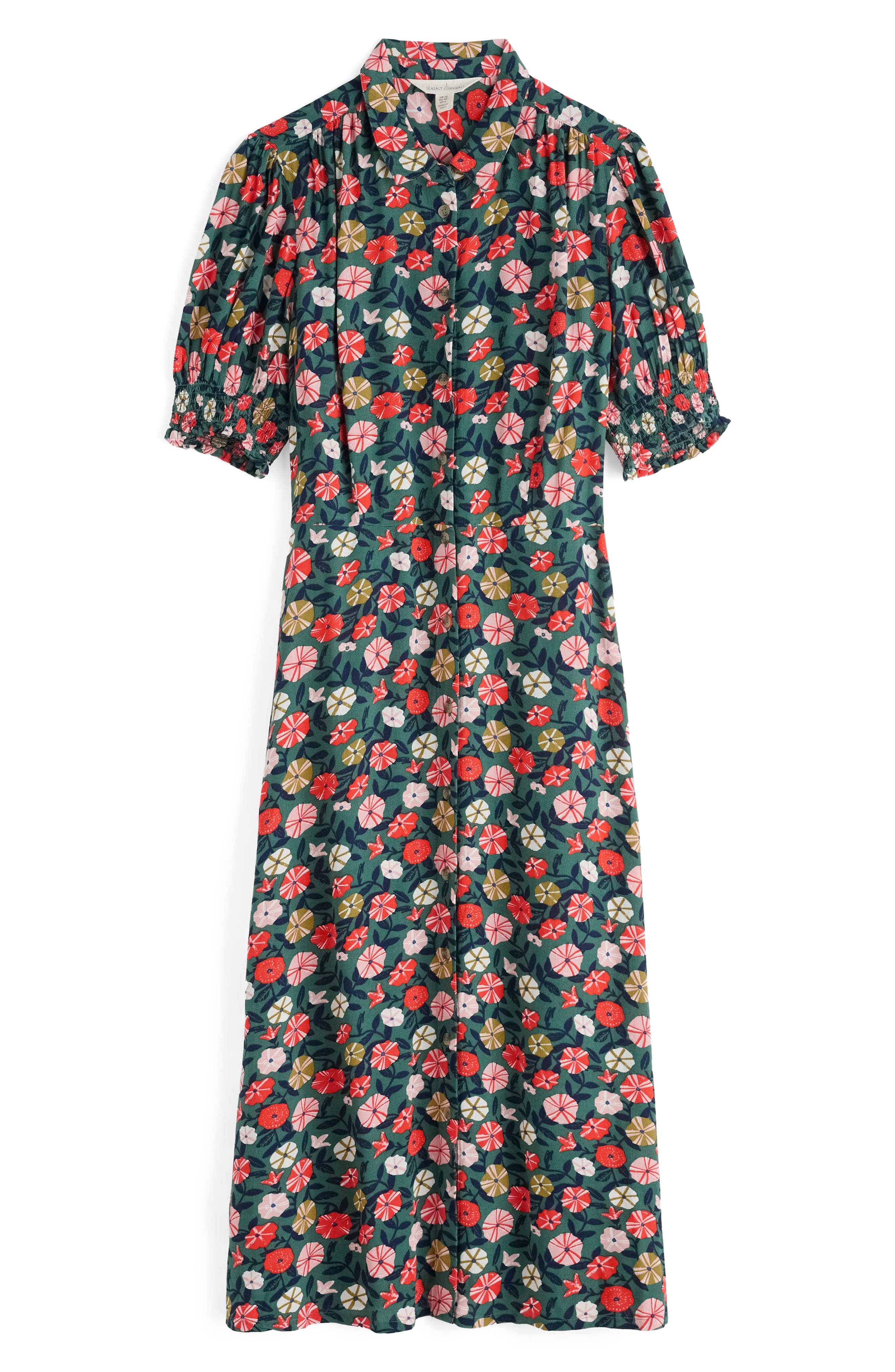 Seasalt Cornwall Bridget Print A-Line Shirtdress