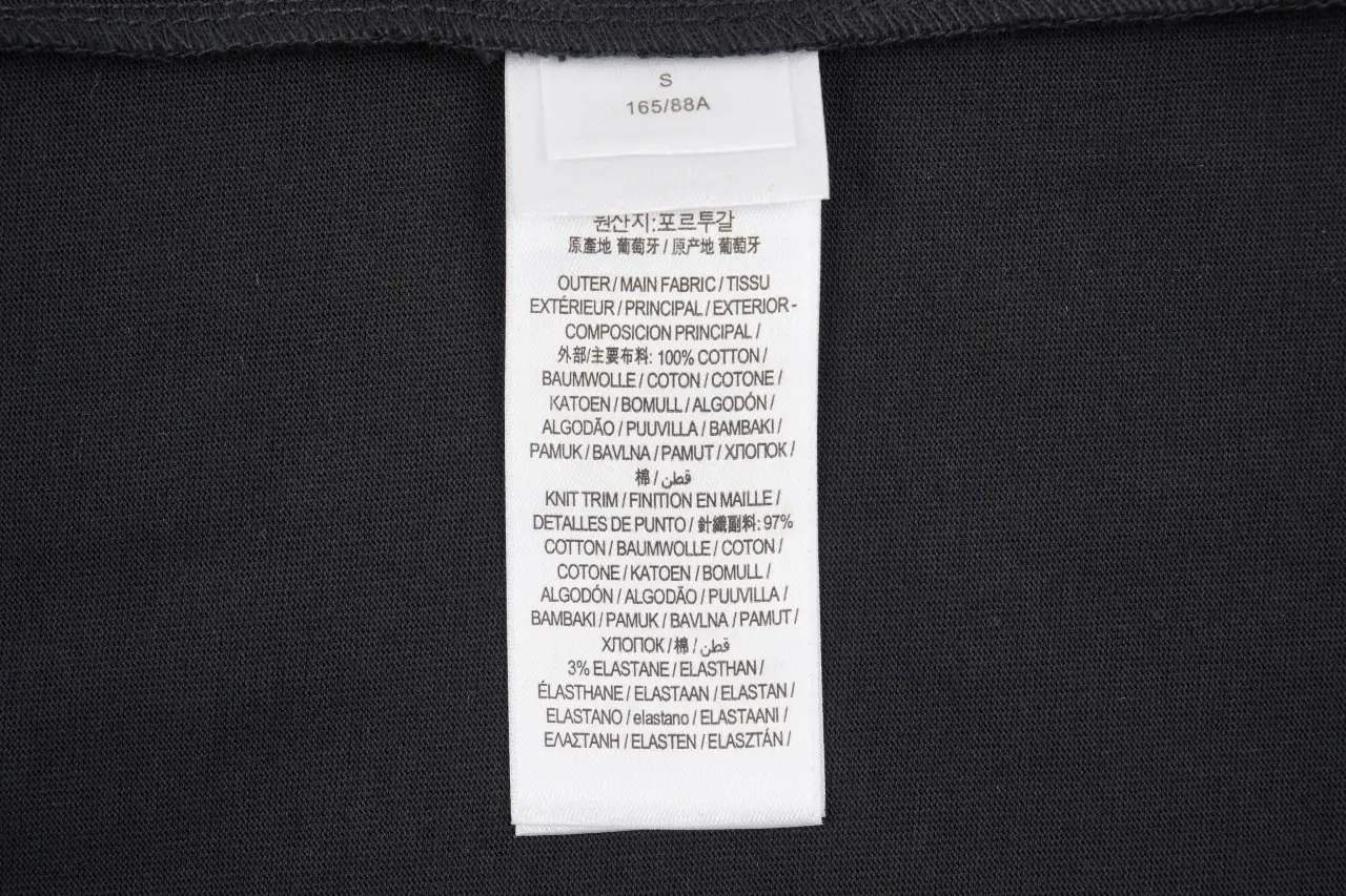Burberry Black Check Sleeve Trim Crewneck T-Shirt product photo from LabelPicks