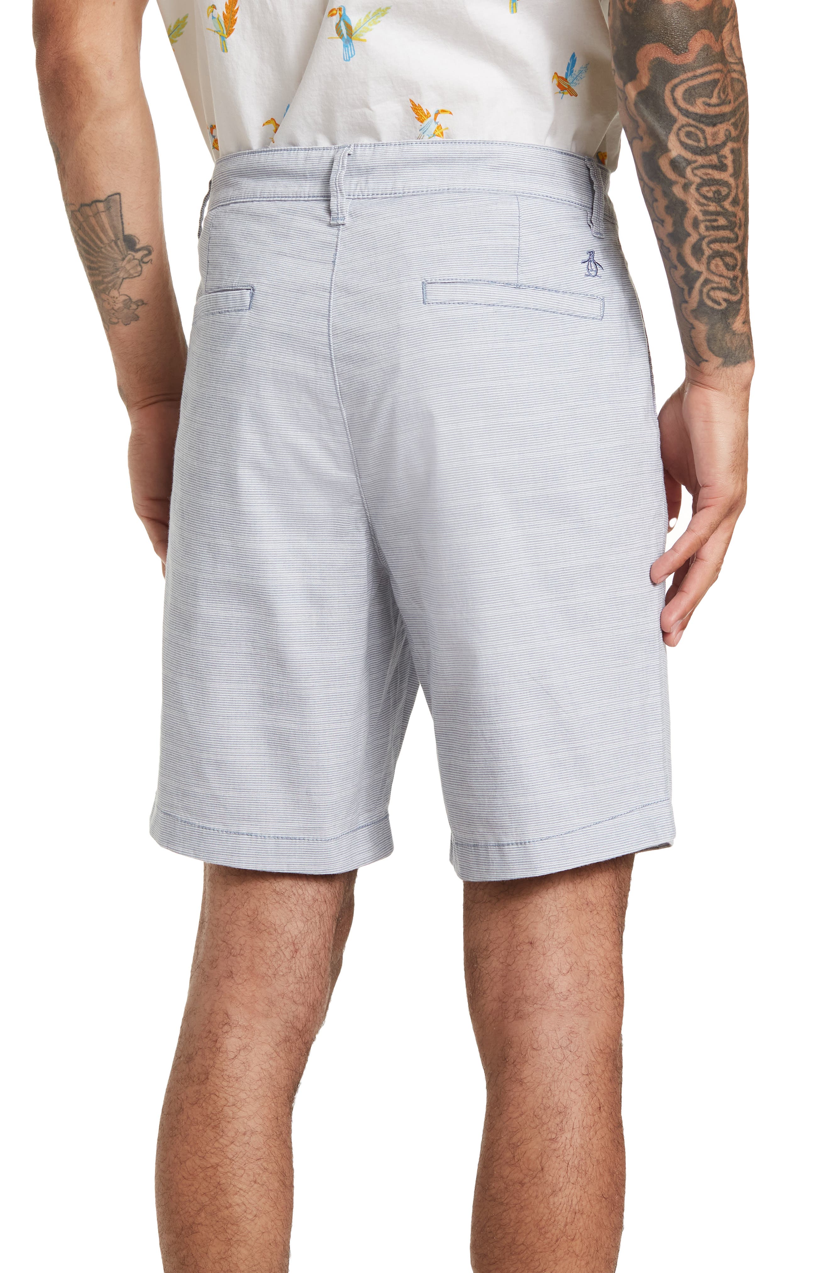 Original Penguin Slim Feeder Stripe Shorts