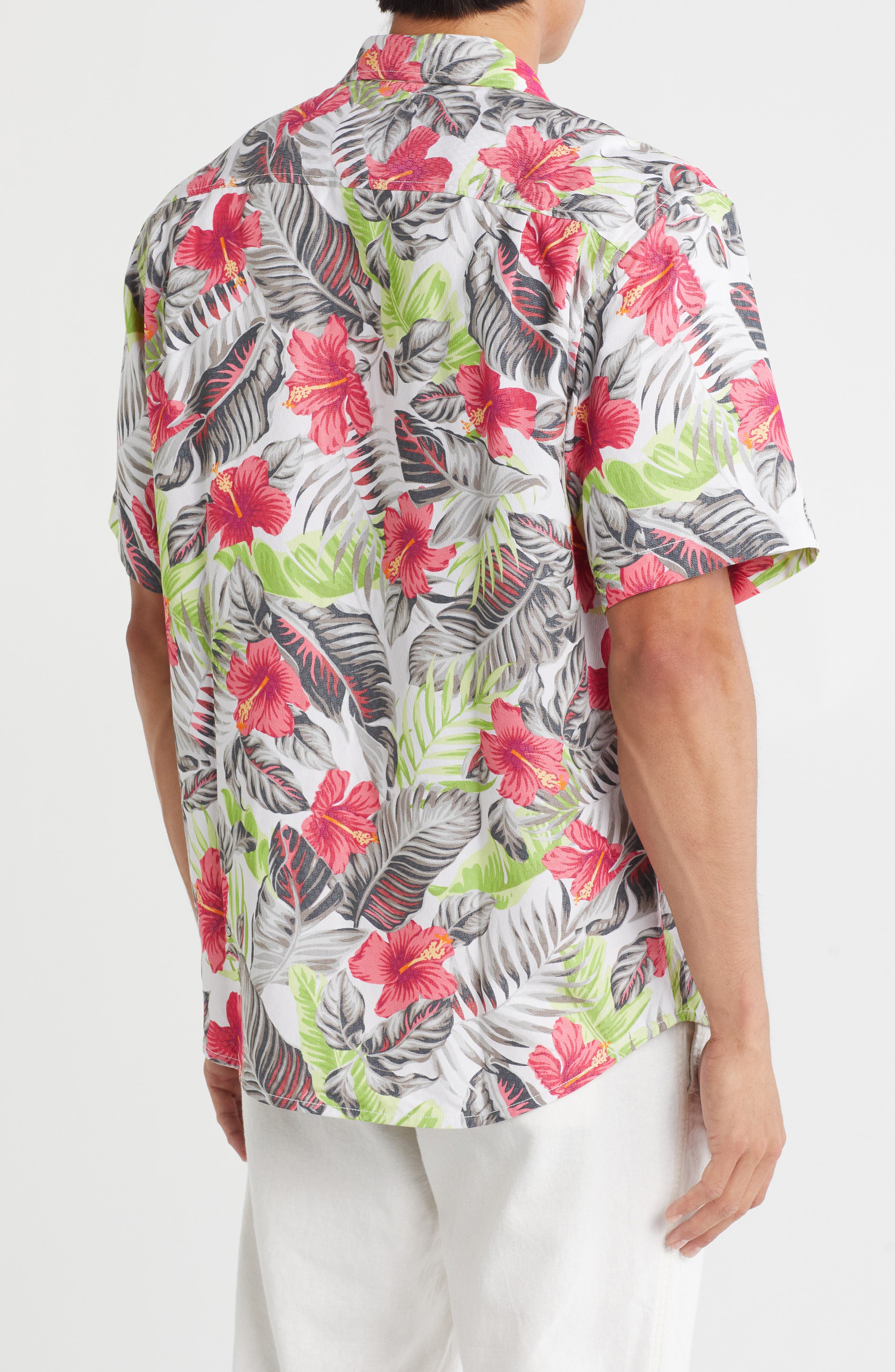Tommy Bahama Coconut Point Hibiscus Shores Short Sleeve Button-Up Shirt