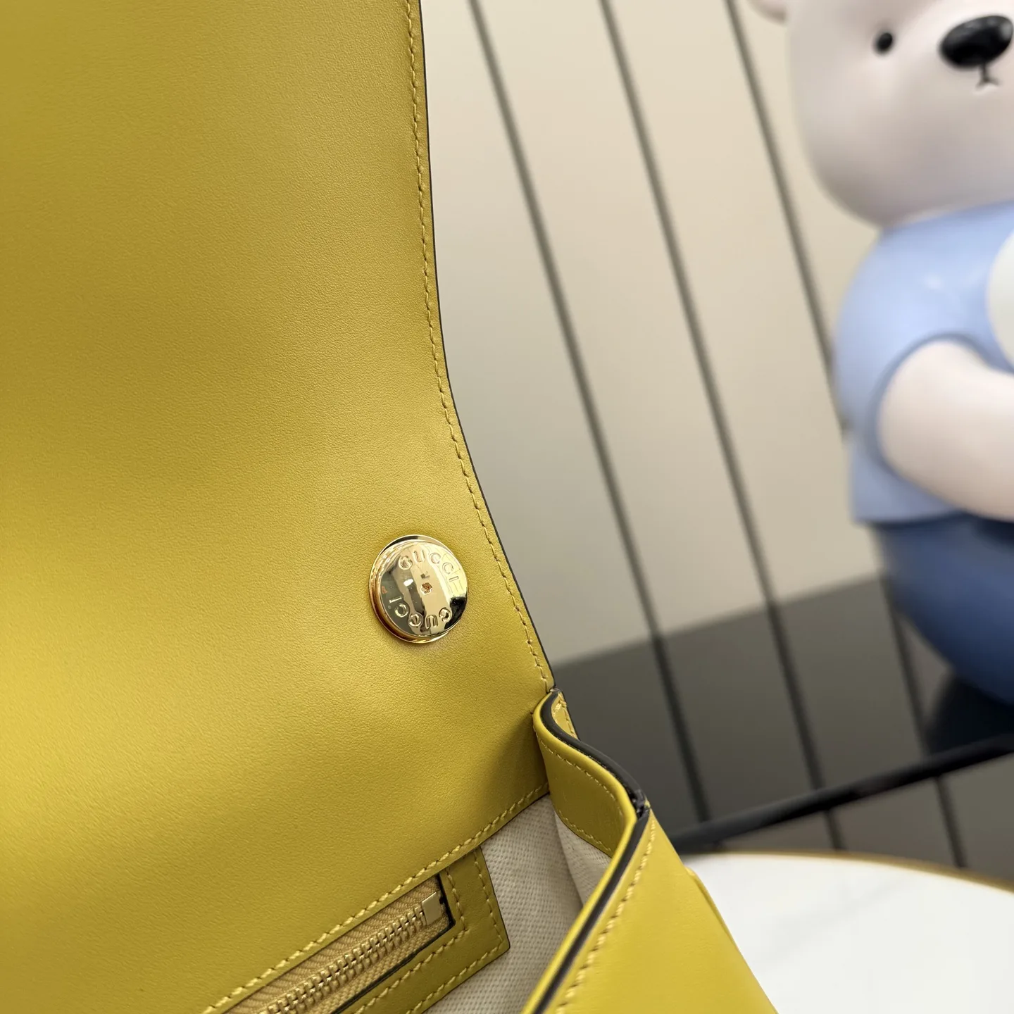 Gucci Yellow GG Supreme Canvas Crossbody Bag product photo from LabelPicks