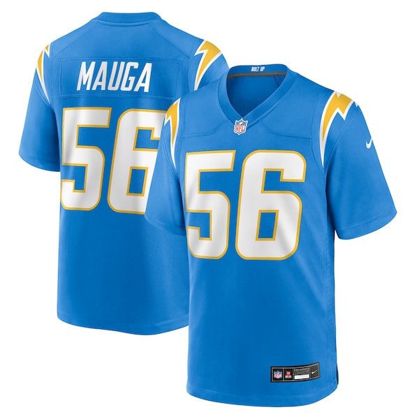 Kanai Mauga Los Angeles Chargers Nike Team Game Jersey -  Powder Blue