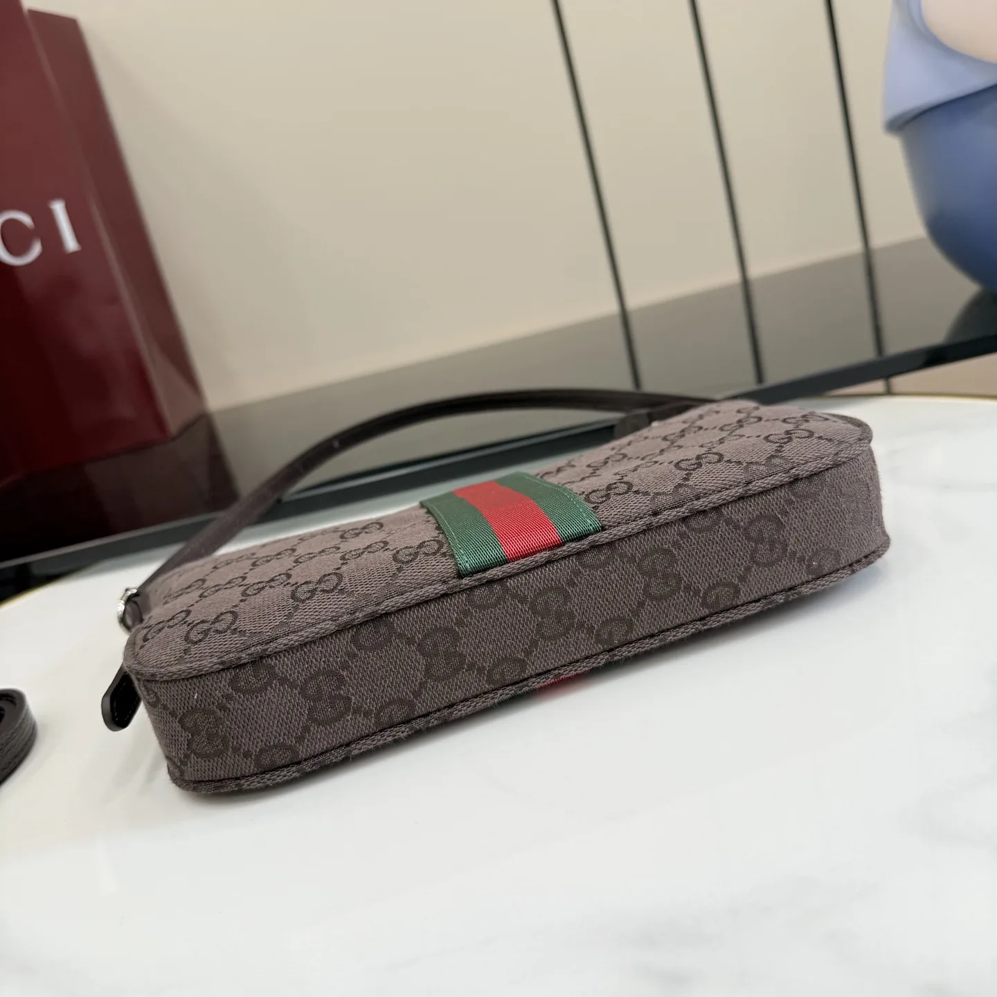 Gucci Brown Quilted Leather Shoulder Bag product photo from LabelPicks