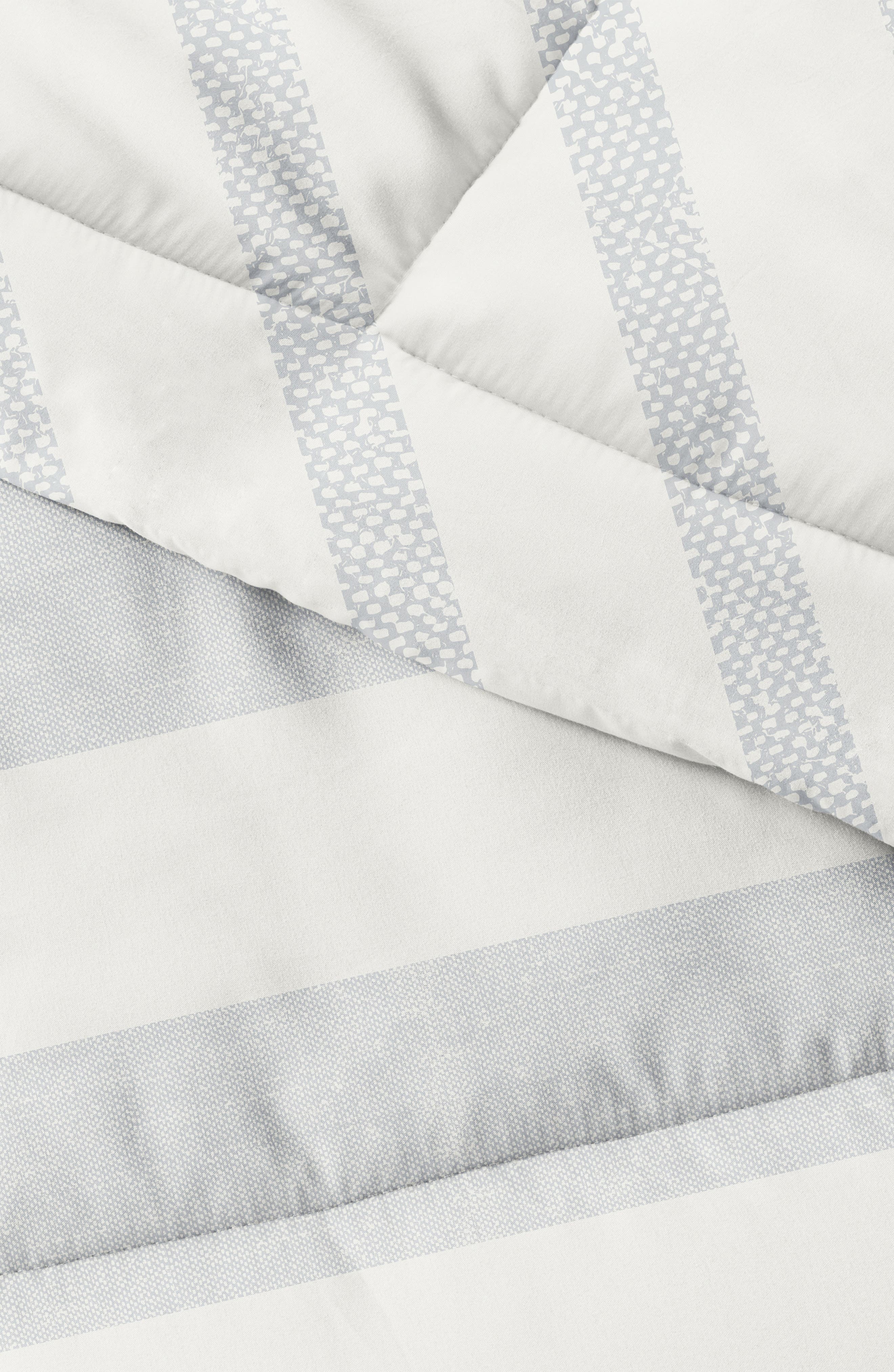 HOMESPUN Premium Down Alternative Distressed Stripe Reversible Comforter Set