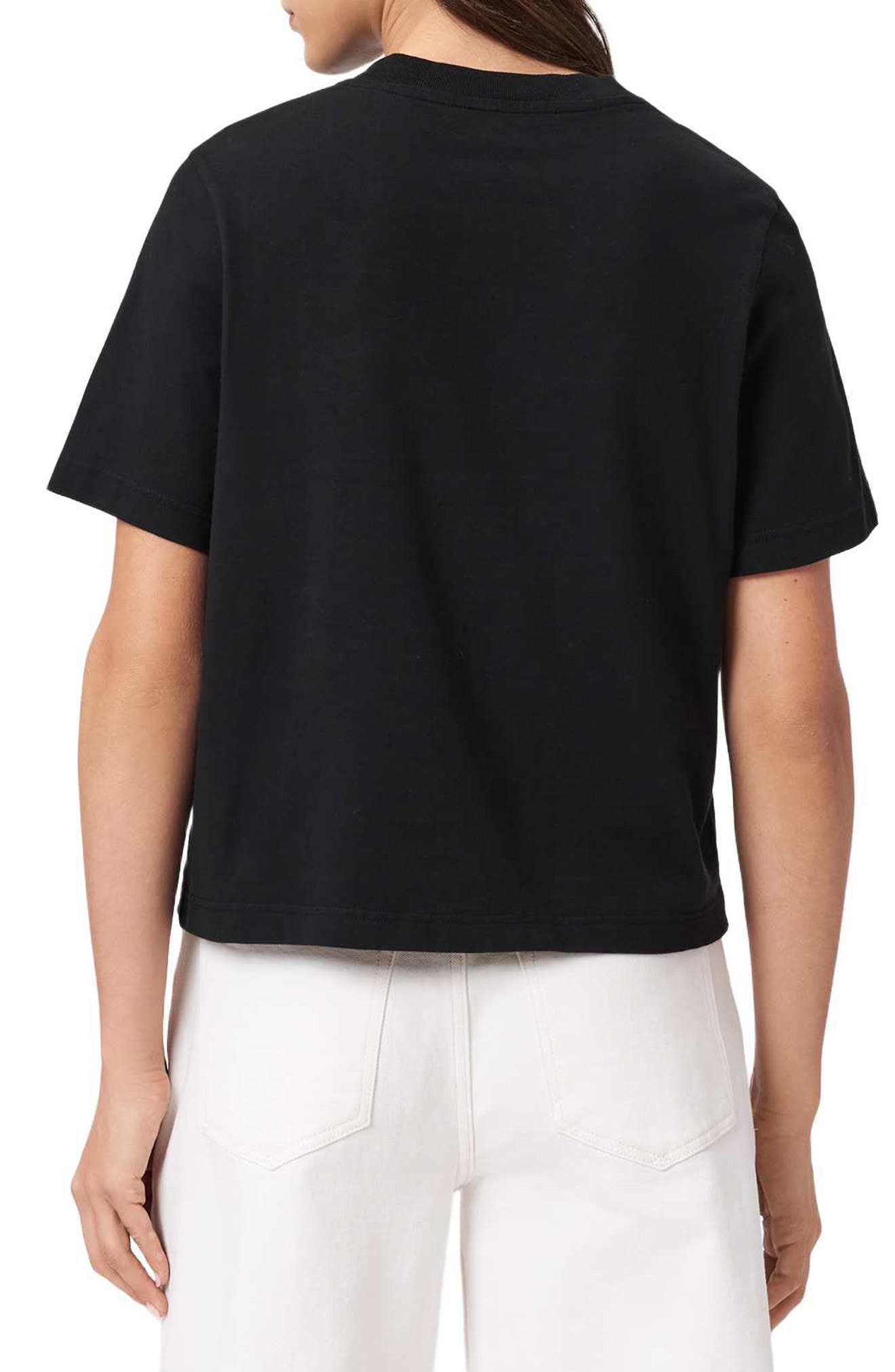 AllSaints Lisa Embroidered Cotton T-Shirt